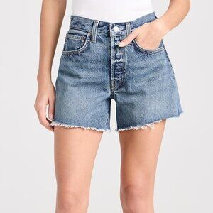 Agolde Parker Long Short raw hem size 26